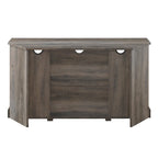 Meuble TV d'angle de 52 pouces avec porte coulissante de style grange