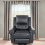 Fauteuil inclinable électrique de luxe en cuir respirant avec fonction releveur, chauffage et massage – Idéal pour l'aide aux personnes âgées
