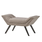 Banc Ottoman en Tissu Capitonnage – Élégant et Multifonctionnel