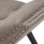 Banc Ottoman en Tissu Capitonnage – Élégant et Multifonctionnel