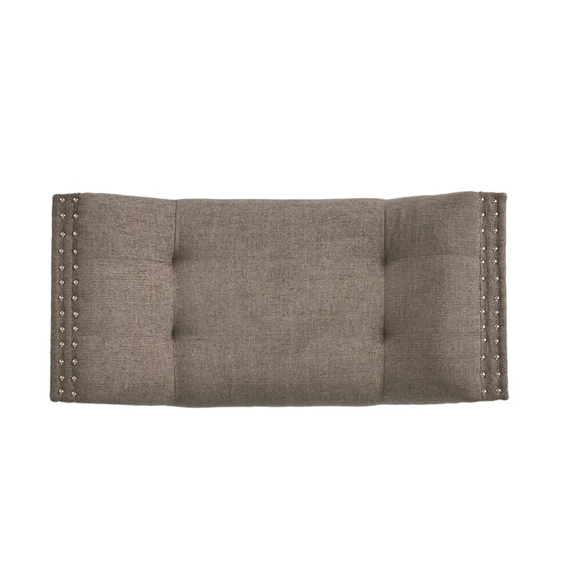 Banc Ottoman en Tissu Capitonnage – Élégant et Multifonctionnel
