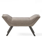 Banc Ottoman en Tissu Capitonnage – Élégant et Multifonctionnel
