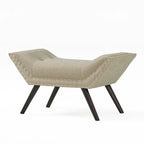 Banc Ottoman en Tissu Capitonnage – Élégant et Multifonctionnel