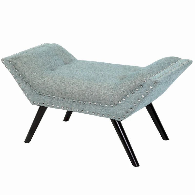 Banc Ottoman en Tissu Capitonnage – Élégant et Multifonctionnel