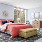  Carson Carrington Umea Mid-century Storage Ottoman Bench