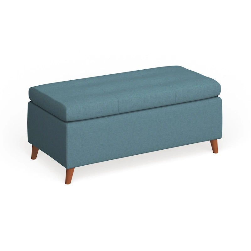 Banc ottoman de rangement du milieu du siècle