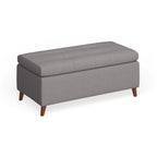 Banc ottoman de rangement du milieu du siècle