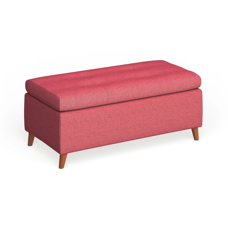 Banc ottoman de rangement du milieu du siècle