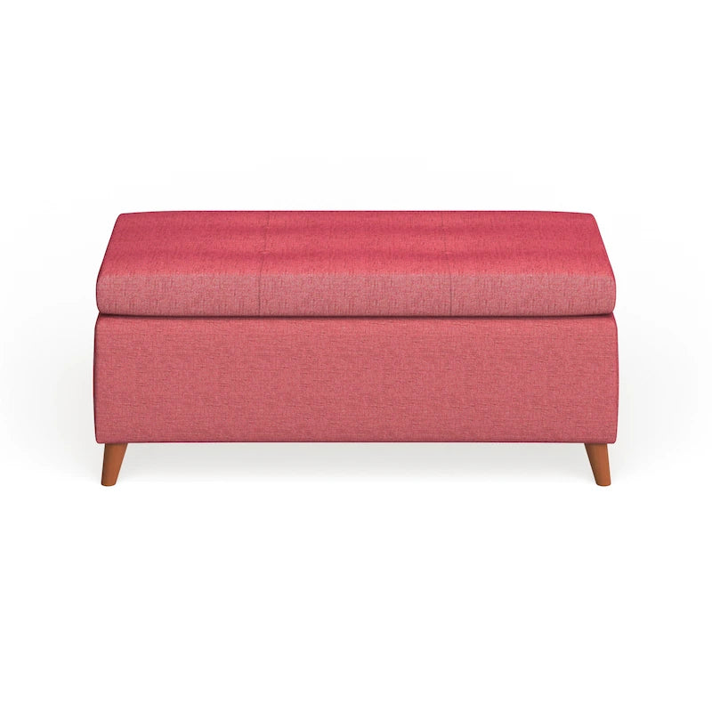 Banc ottoman de rangement du milieu du siècle