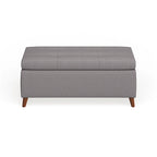 Banc ottoman de rangement du milieu du siècle