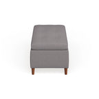 Banc ottoman de rangement du milieu du siècle