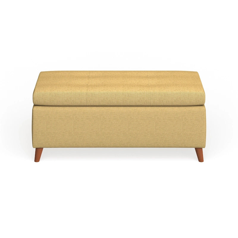 Banc ottoman de rangement du milieu du siècle