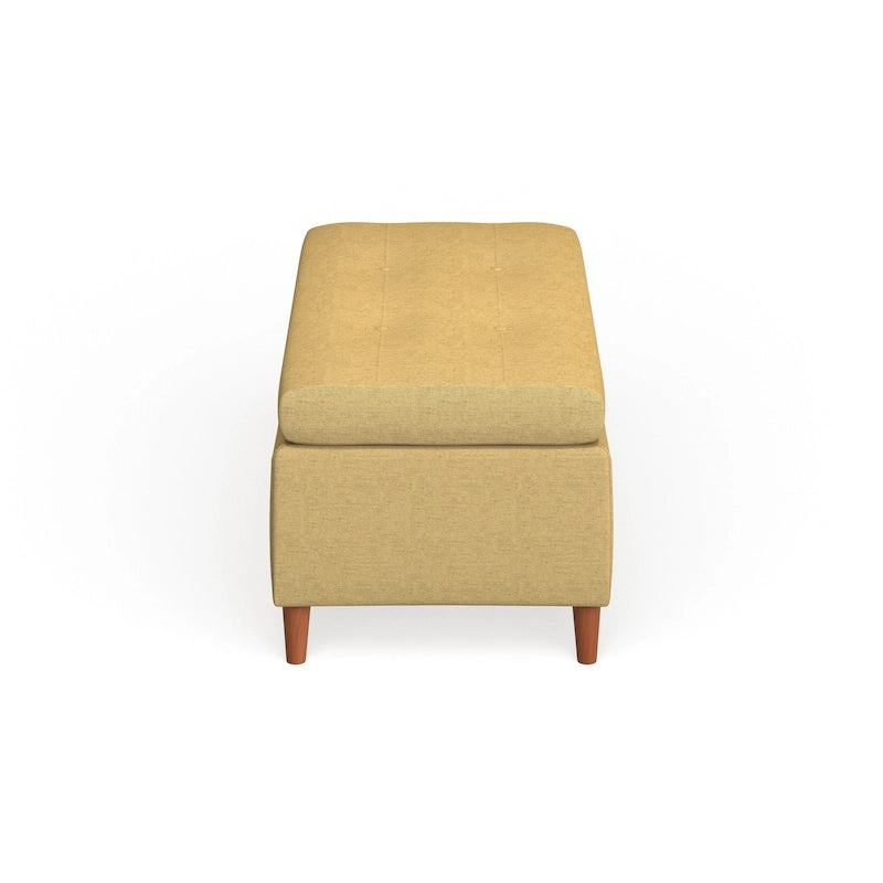 Banc ottoman de rangement du milieu du siècle