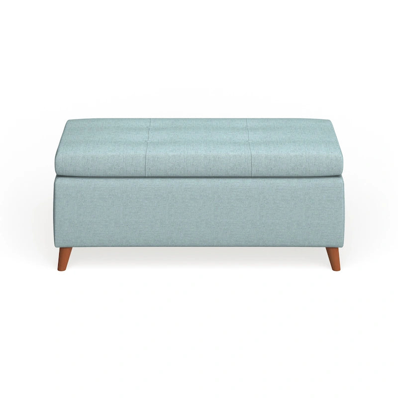 Banc ottoman de rangement du milieu du siècle