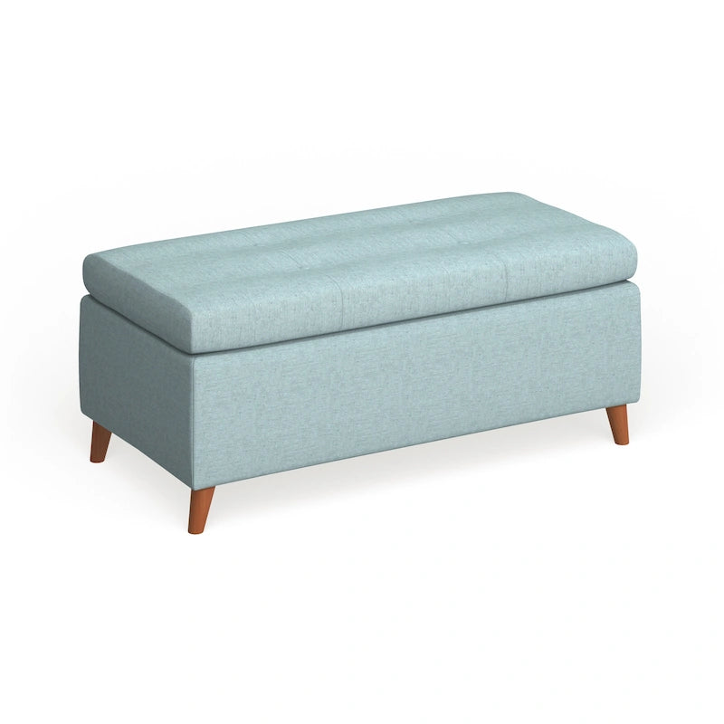 Banc ottoman de rangement du milieu du siècle