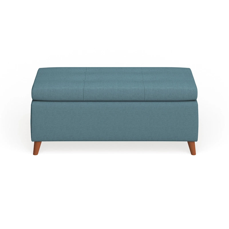 Banc ottoman de rangement du milieu du siècle