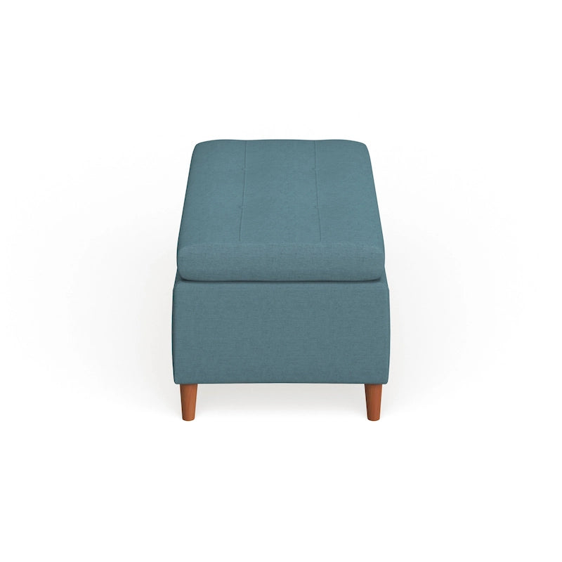 Banc ottoman de rangement du milieu du siècle