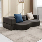 Canapé-lit futon convertible, pliable, matelas pliant en mousse, canapé-lit de sol en tissu