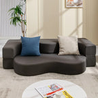 Canapé-lit futon convertible, pliable, matelas pliant en mousse, canapé-lit de sol en tissu