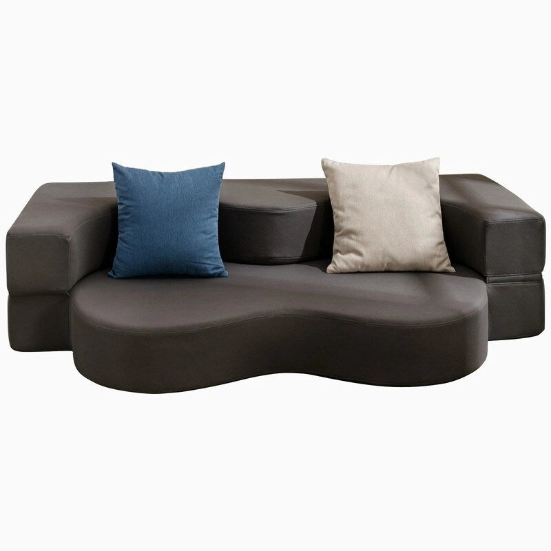 Canapé-lit futon convertible, pliable, matelas pliant en mousse, canapé-lit de sol en tissu