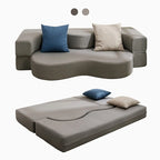 Canapé-lit futon convertible, pliable, matelas pliant en mousse, canapé-lit de sol en tissu