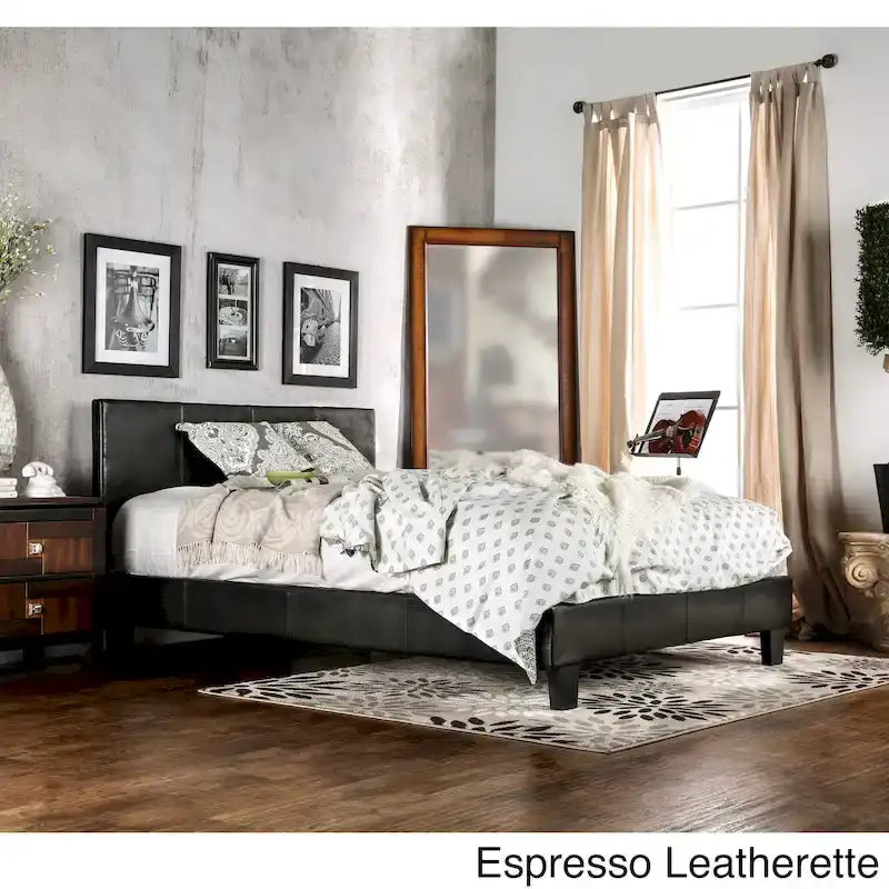  Harman California King Padded Upholstery Platform Bed