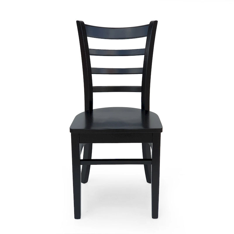 Chaises de salle à manger en hévéa (lot de 4)