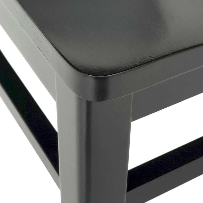 Chaises de salle à manger en hévéa (lot de 4)