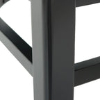 Chaises de salle à manger en hévéa (lot de 4)
