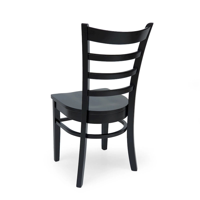 Chaises de salle à manger en hévéa (lot de 4)