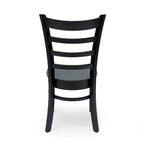 Chaises de salle à manger en hévéa (lot de 4)