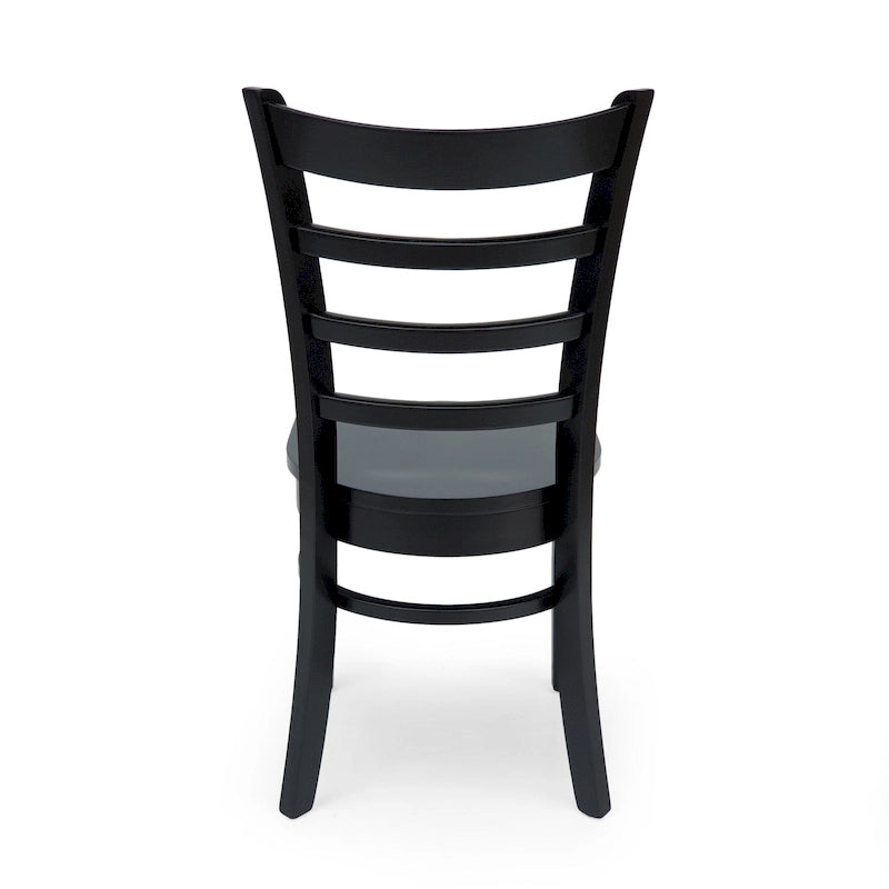 Chaises de salle à manger en hévéa (lot de 4)