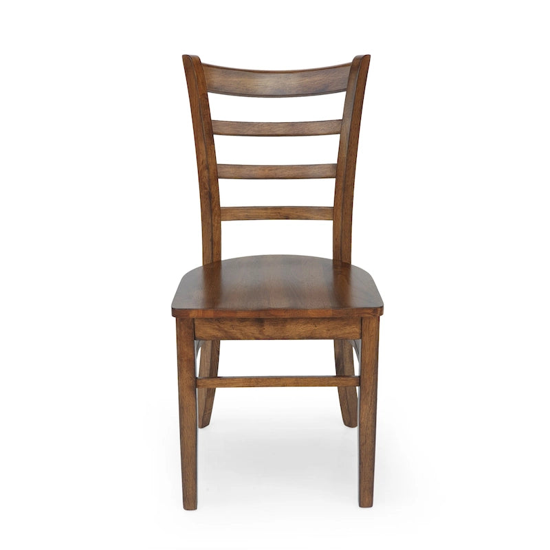 Chaises de salle à manger en hévéa (lot de 4)