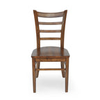 Chaises de salle à manger en hévéa (lot de 4)