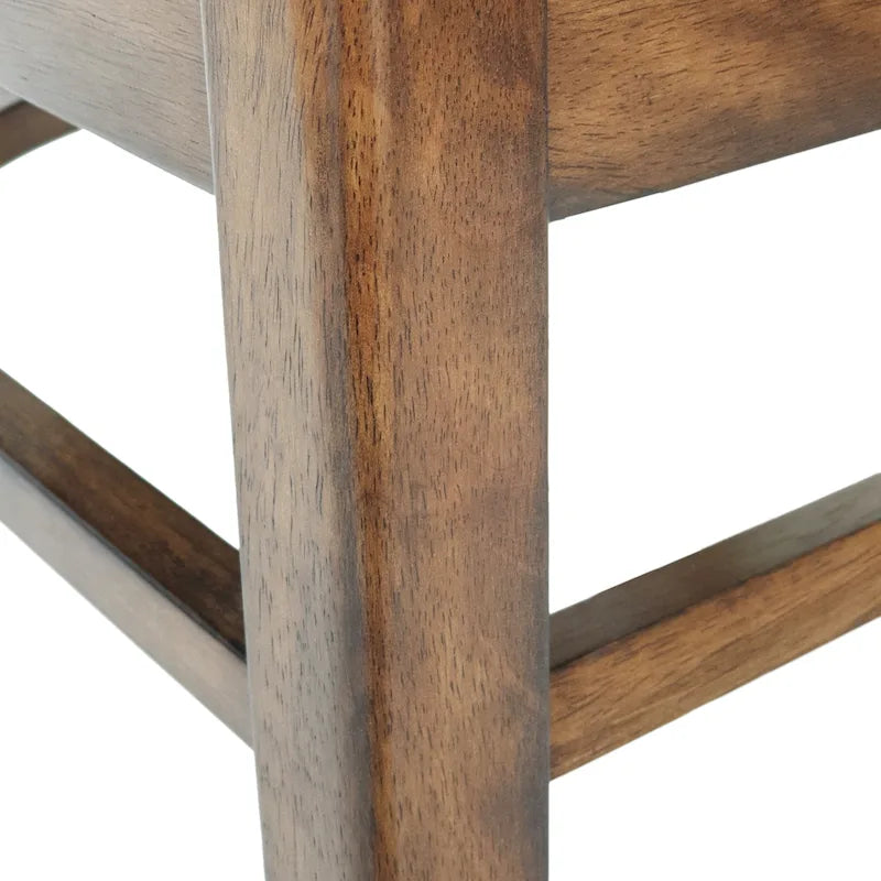 Chaises de salle à manger en hévéa (lot de 4)