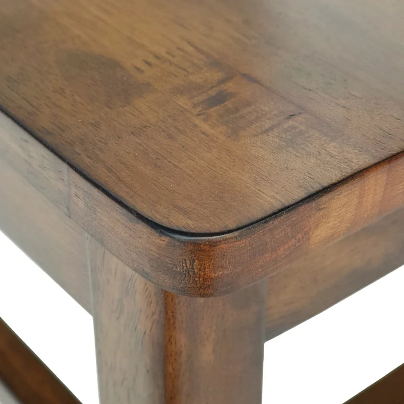 Chaises de salle à manger en hévéa (lot de 4)