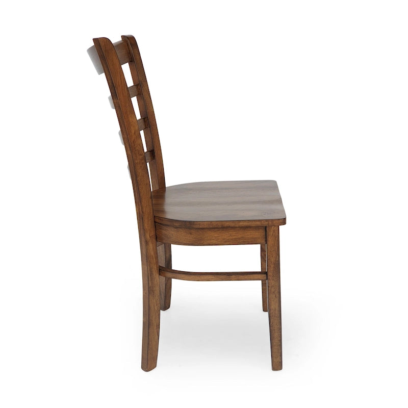 Chaises de salle à manger en hévéa (lot de 4)