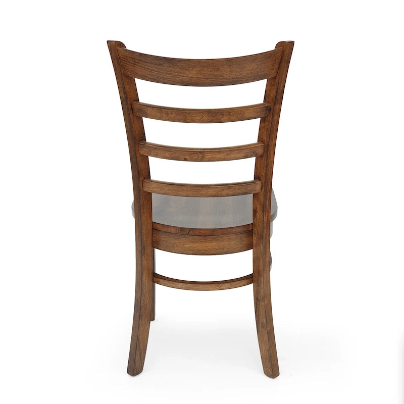 Chaises de salle à manger en hévéa (lot de 4)