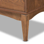 Commode à 6 tiroirs en bois de noyer cendré, finition Noyer Moderne du milieu du siècle