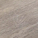 Table basse ronde en rotin et bois massif gris par