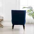 Fauteuil d'appoint contemporain en velours