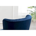 Fauteuil d'appoint contemporain en velours