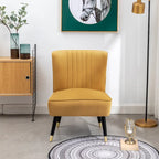Fauteuil d'appoint contemporain en velours