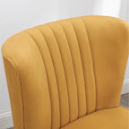 Fauteuil d'appoint contemporain en velours