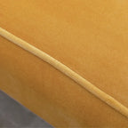 Fauteuil d'appoint contemporain en velours