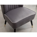 Fauteuil d'appoint contemporain en velours