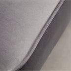 Fauteuil d'appoint contemporain en velours