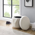 Pouf de rangement Sherpa