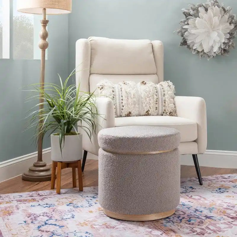 Pouf de rangement Sherpa