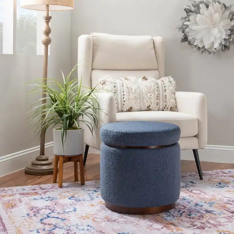 Pouf de rangement Sherpa